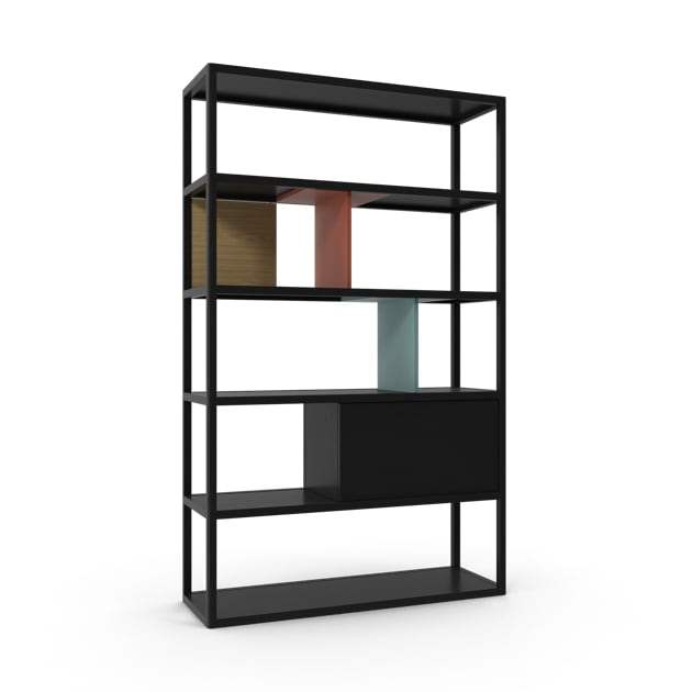 ساعت دیواری و رومیزی | آینه های دکوراتیو | لوستر و آباژور | و آکسسوریهای لوکس خانگی Modern Bookcase - Image 3