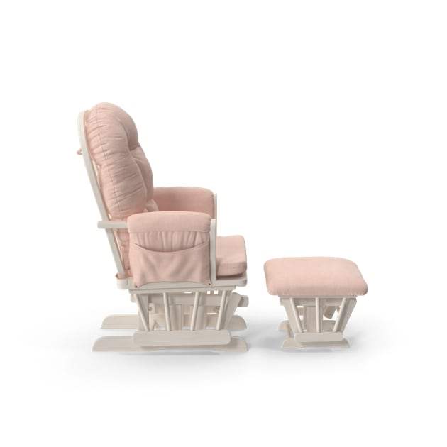 ساعت دیواری و رومیزی | آینه های دکوراتیو | لوستر و آباژور | و آکسسوریهای لوکس خانگی Pink Rocking Chair - Image 3